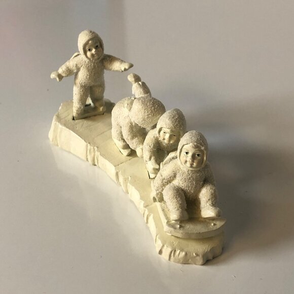 Department 56 Im Right Behind You Set Of 5 Figurines Snowbabies Miniatures - Picture 5 of 9